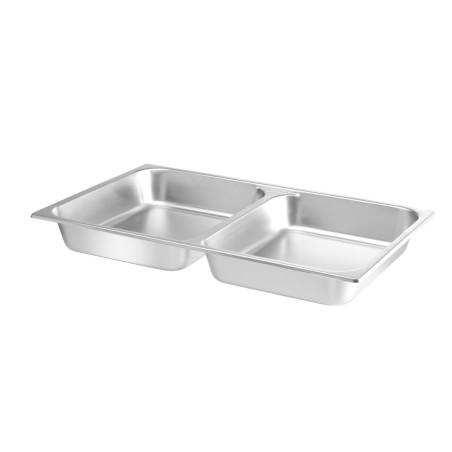 Bac GN 1/1 pour chafing dish avec 2 compartiments - 2