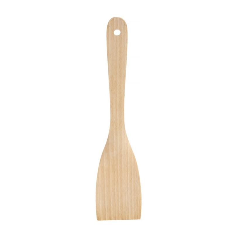 Bent wooden spatula