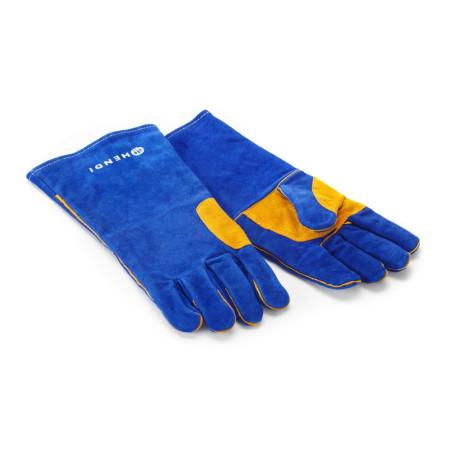 Heat resistant gloves, leather
