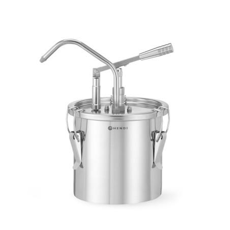 Distributeur de sauce en acier inoxydable avec pompe - 1