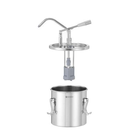 Distributeur de sauce en acier inoxydable avec pompe - 2