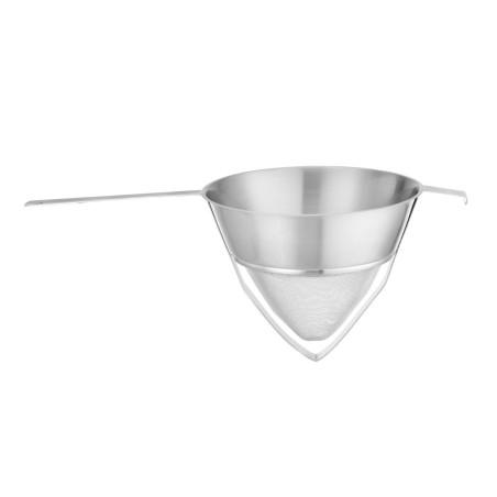 Conical strainer with wire mesh, reinforced