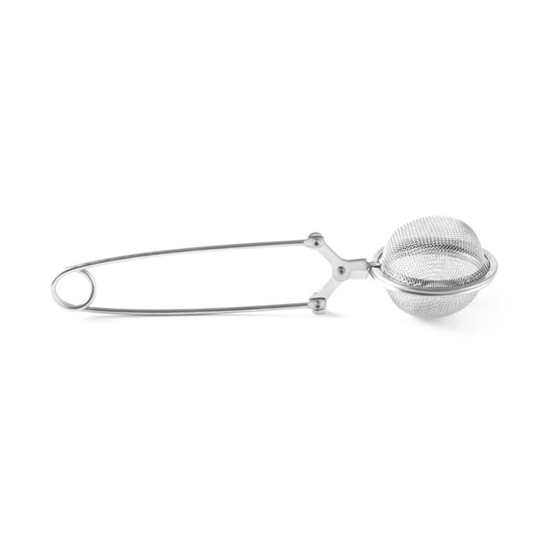 Tea strainer with hinged handle