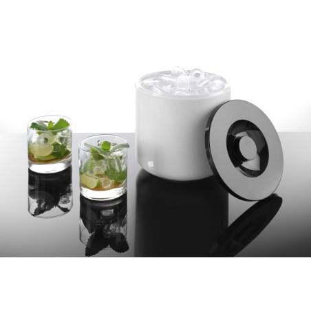 Seau à glaçons blanc double paroi - 3