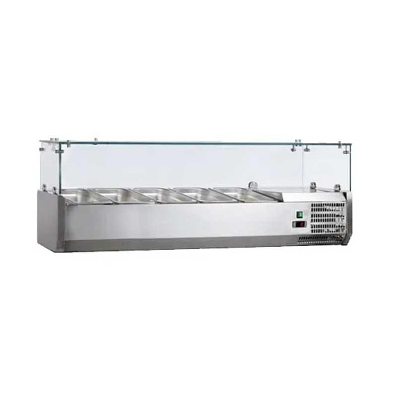 Glass ingredient display case