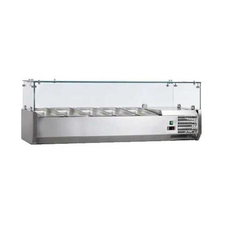 Glass ingredient display case