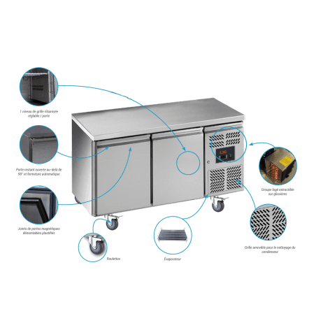 2-door refrigerated trolley - 2