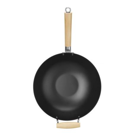 Wok avec manche en bois - 4