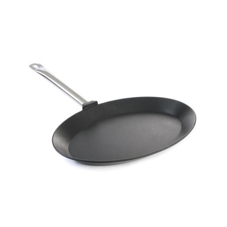 Fish frying pan - oval Titanium Professional