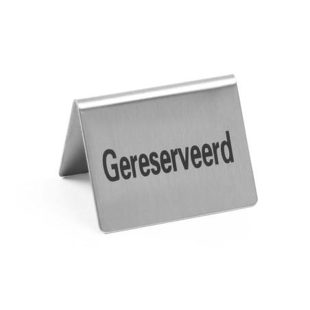 Table sign Reserved - 3