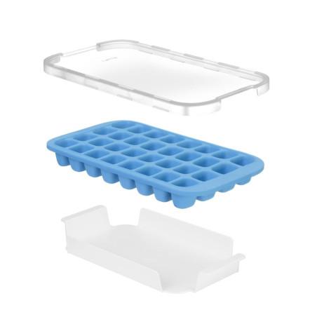 Ice cube mould with lid and bottom tray - 2