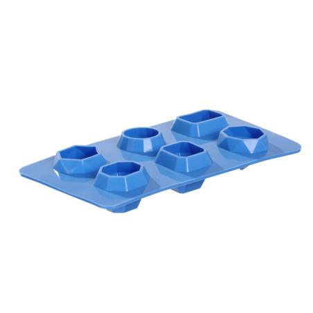 Ice cube mould gem-shaped - 1