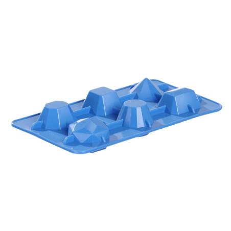 Ice cube mould gem-shaped - 2