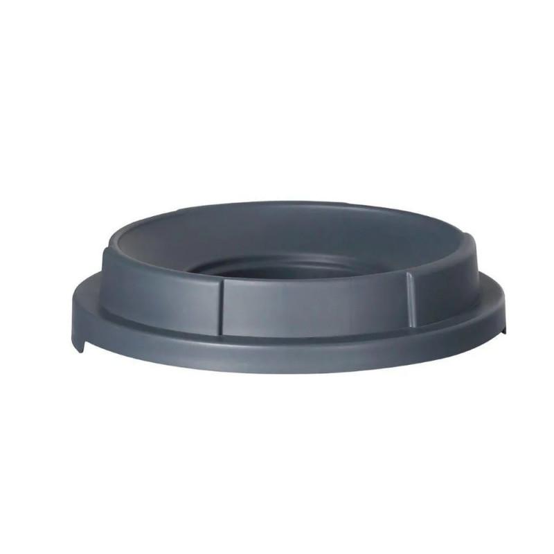 Open cover for round waste bin