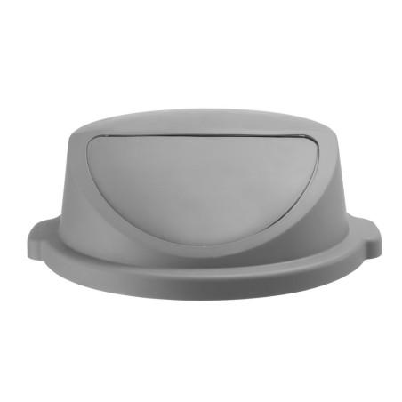 Push lid for round waste bin - 1