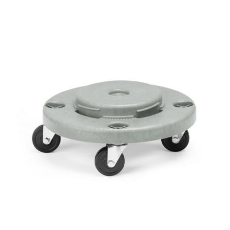 Trolley pour poubelle ronde - 1