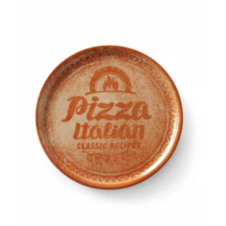 Pizza plate Recipe Collection Brick Red - 1