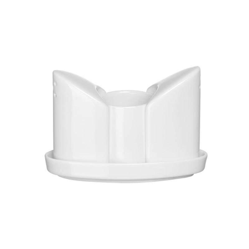 Salt & pepper shaker set with toothpick holder