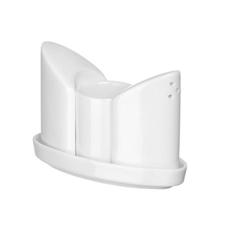 Salt & pepper shaker set with toothpick holder - 2