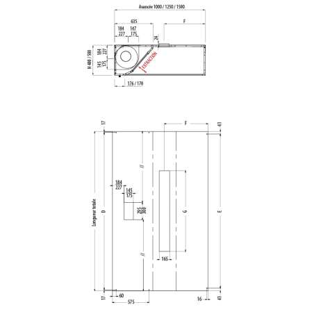 Motorized VORAX hood - 2