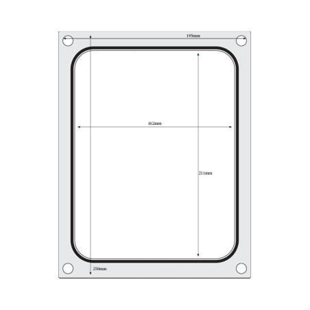 Tray sealer matrix - 2