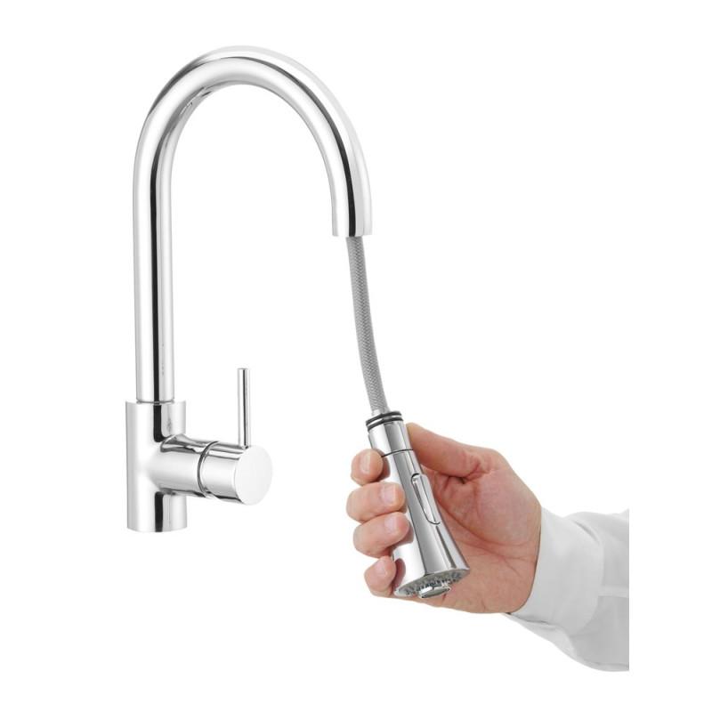 Pull-out kitchen tap