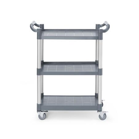 3-shelf polypropylene service cart, small - 1
