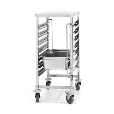 Chariot porte-plateaux - 7 x GN 1/1 - 1