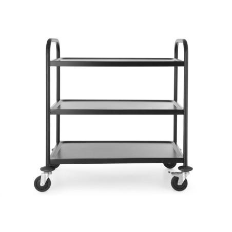 Serving trolley matt black - 1