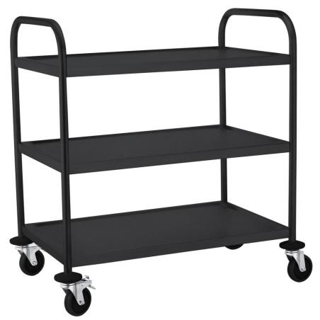 Serving trolley matt black - 4