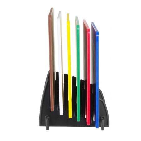 Set de 6 planches à découper HACCP avec rack - 2