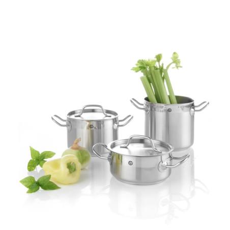Stew pot low - with lid - 2