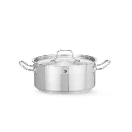 Stew pot low - with lid - 4