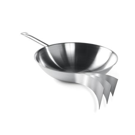 Wok 3-ply - sans couvercle - 2