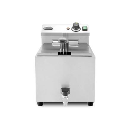 Friteuse XL avec robinet de vidange, HENDI, Profi Line, 10L, 400V/6600W, 300x585x(H)377mm - 1