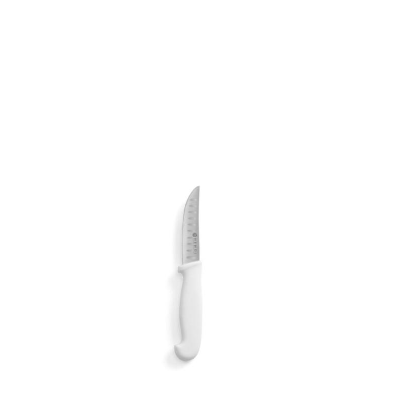 Universal knife with a Granton edge
