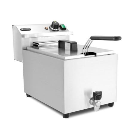 Friteuse XL avec robinet de vidange, HENDI, Profi Line, 10L, 400V/6600W, 300x585x(H)377mm - 2