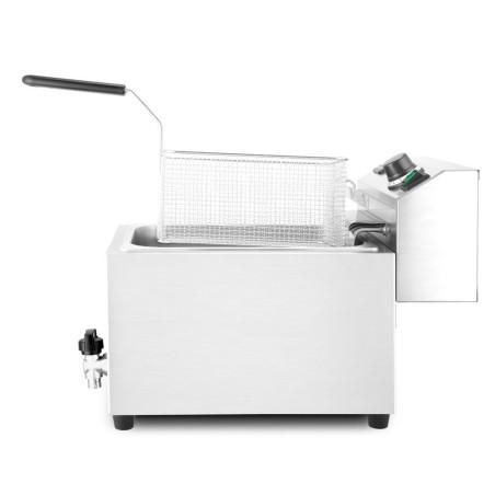 Friteuse XL avec robinet de vidange, HENDI, Profi Line, 10L, 400V/6600W, 300x585x(H)377mm - 4
