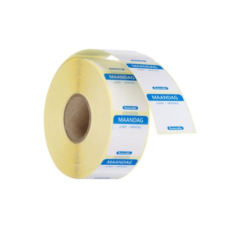 Daily food safety labels, multi-use, easy removable
