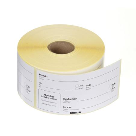 Food rotation labels, multi-use, easy removable