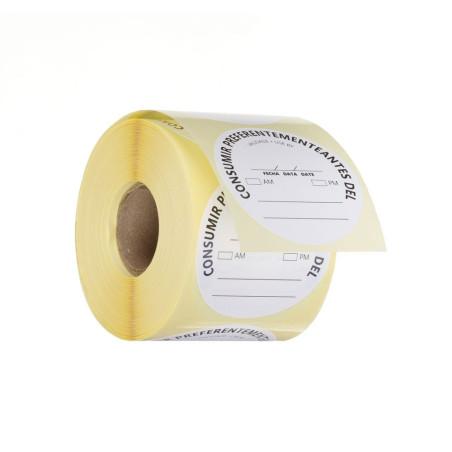 Food safety labels, multi-use, easy removable, “USE BEFORE”