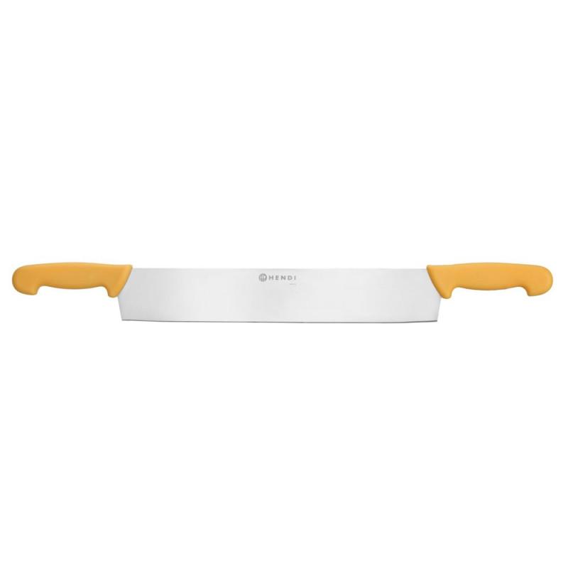 Double handled cheese knife