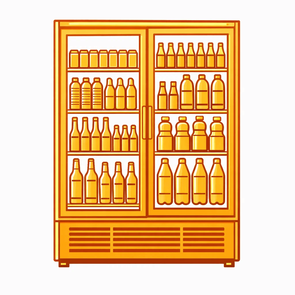 Vitrines à boissons