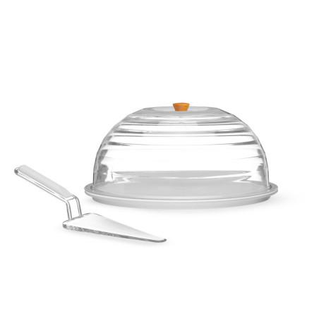 Cloche à gâteau avec pelle
