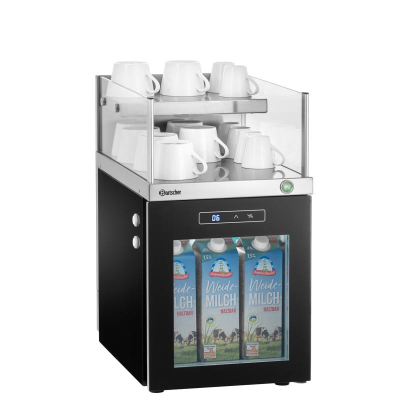 Combi réfrig. à lait-chauffe-tasses
