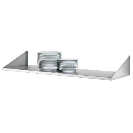 Plate shelf 800x200, SS