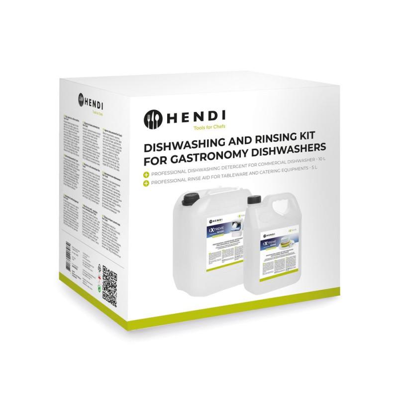 Extreme Wash & Shine Professional set for washing and rinsing dishes in commercial dishwashers