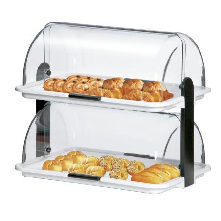 Vitrine buffet double, synthétique