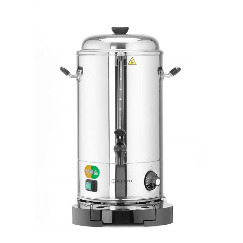 Hot drinks boiler, double-walled