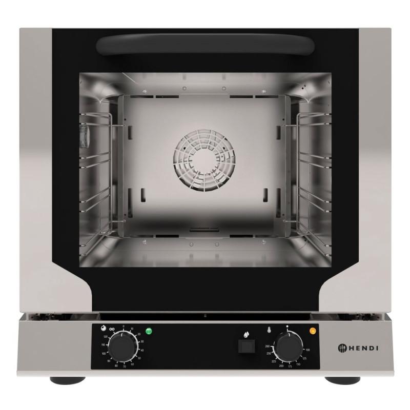 Convection oven compact with humidification